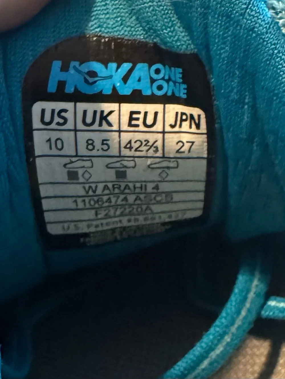 HOKA One One Arahi 4 Women’s Running Shoe Size 10 - Picture 7 of 11